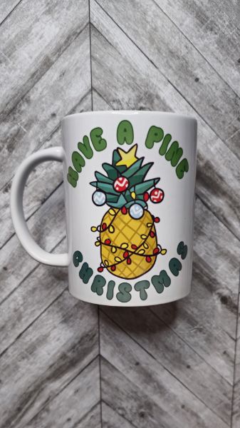 Picture of Have a Pine Christmas Pineapple Mug